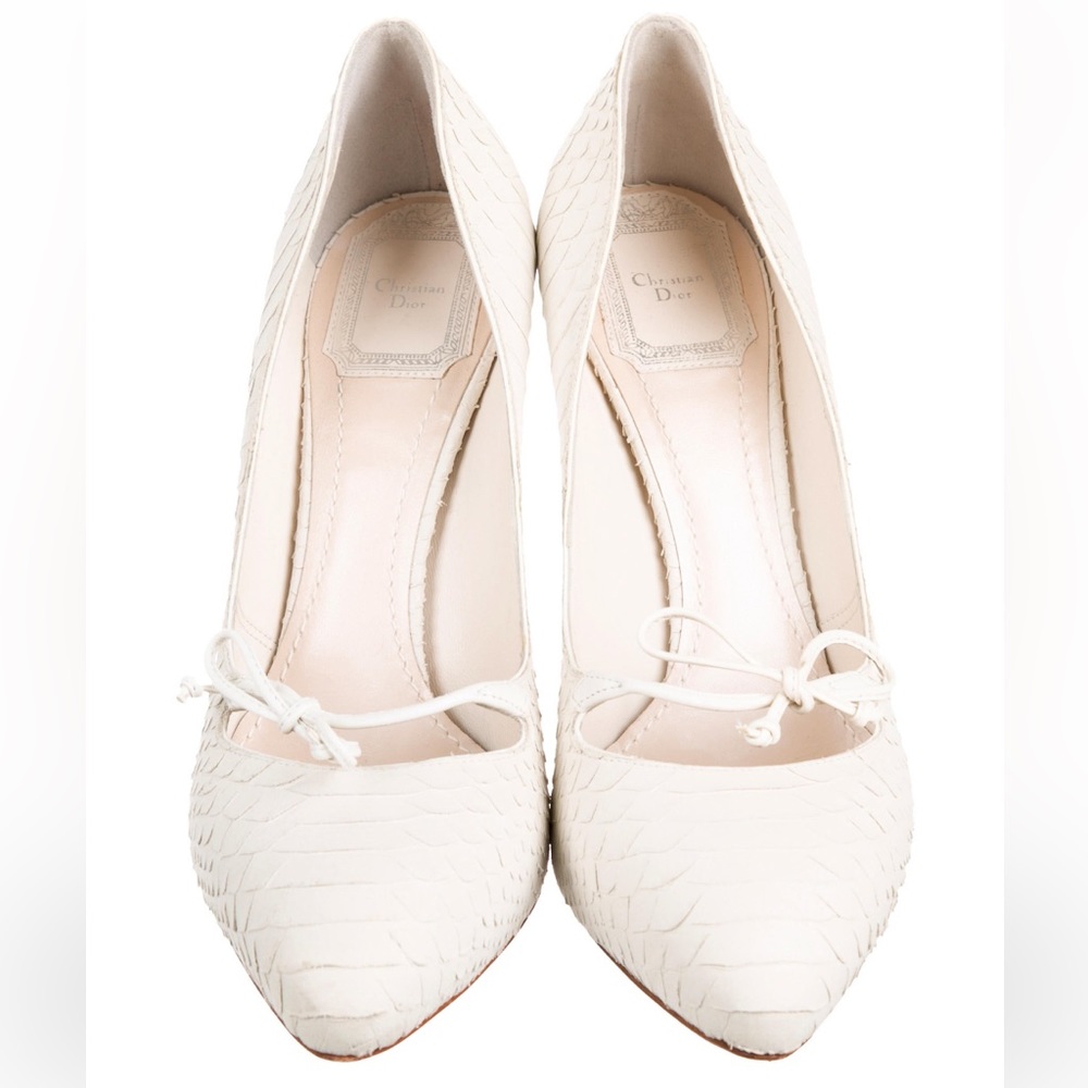 Christian Dior pointed-toe platform pumps